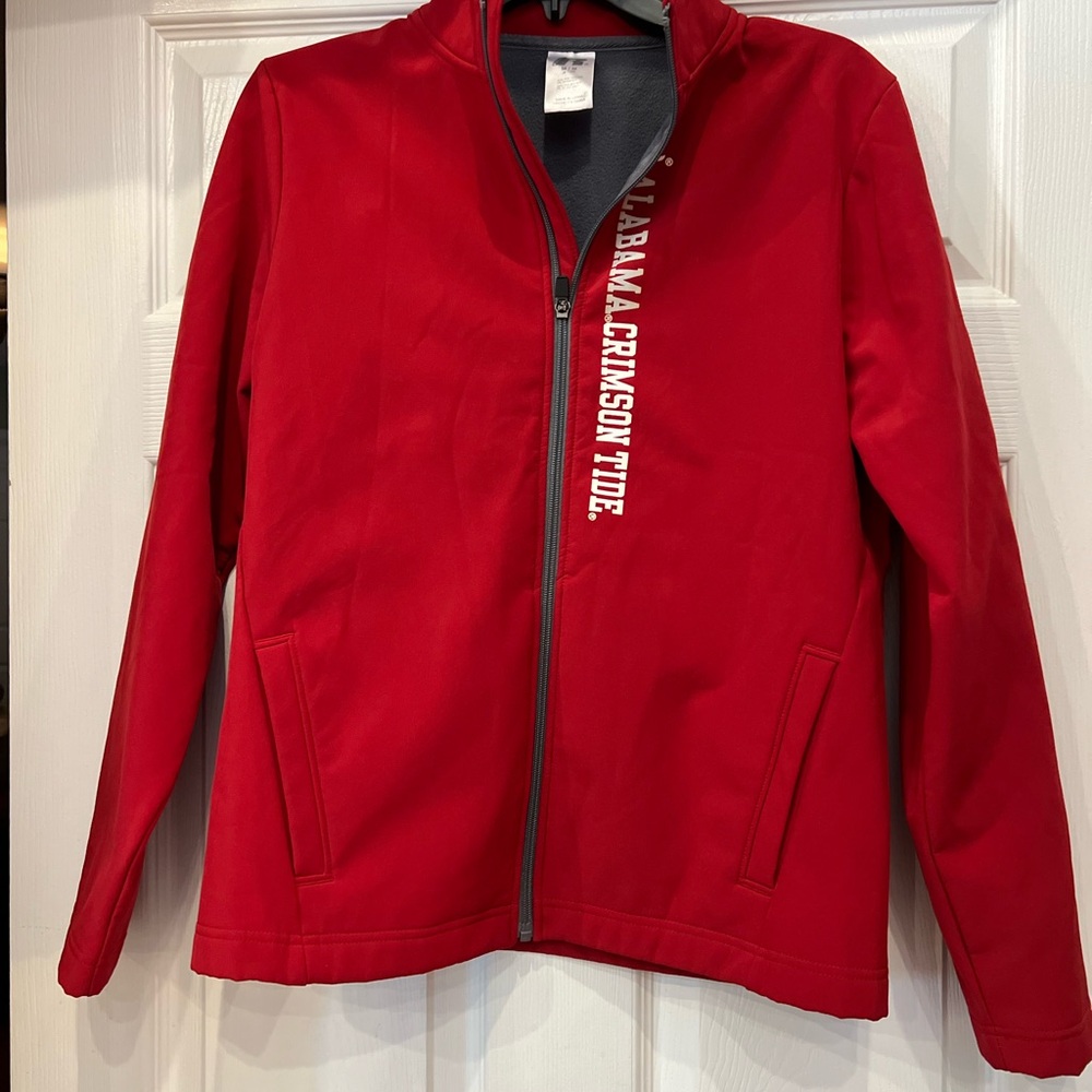 Alabama Crimson Tide thermal Zip up Jacket size M